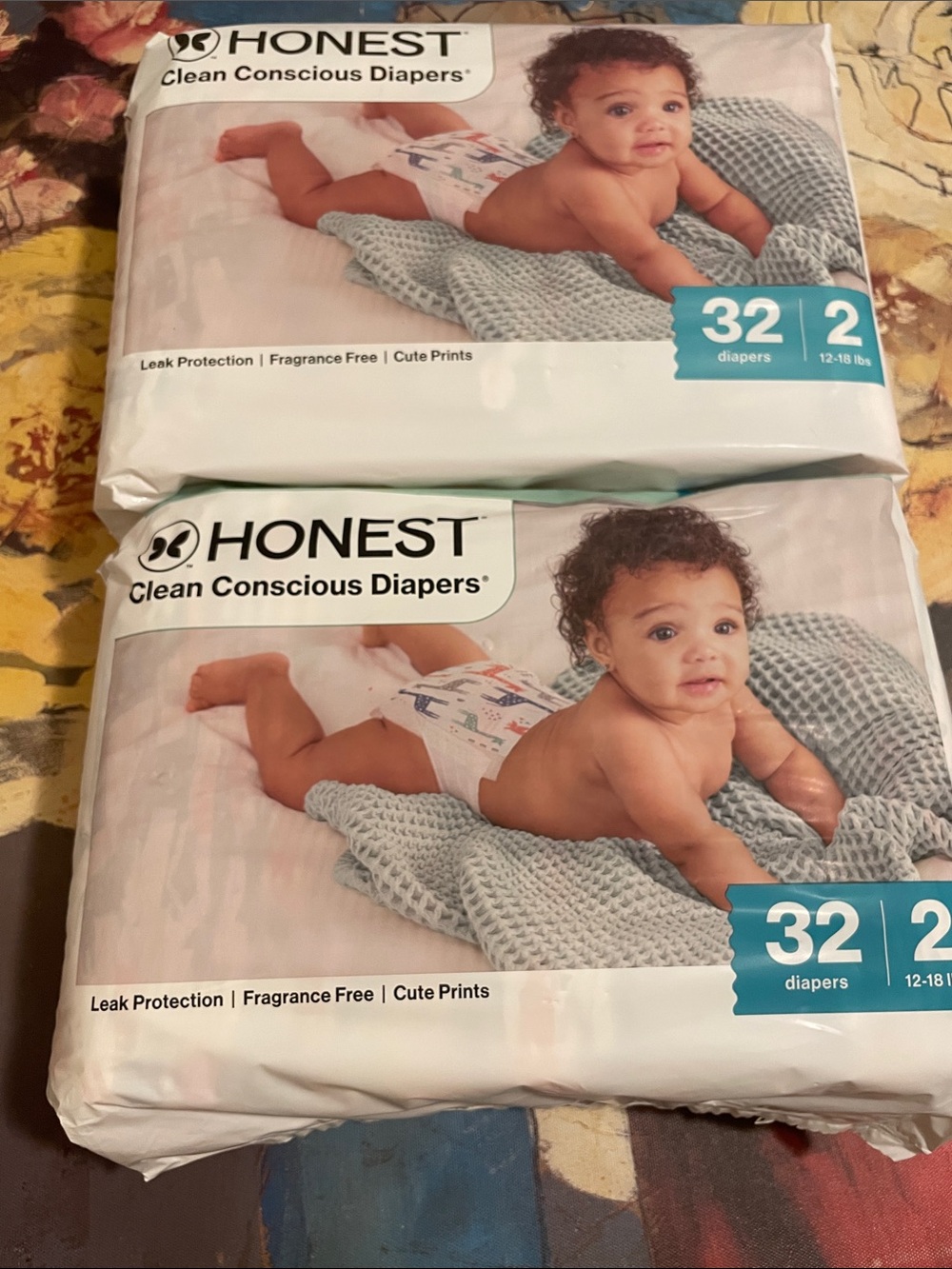 2 Packs of Size: 2 Diapers